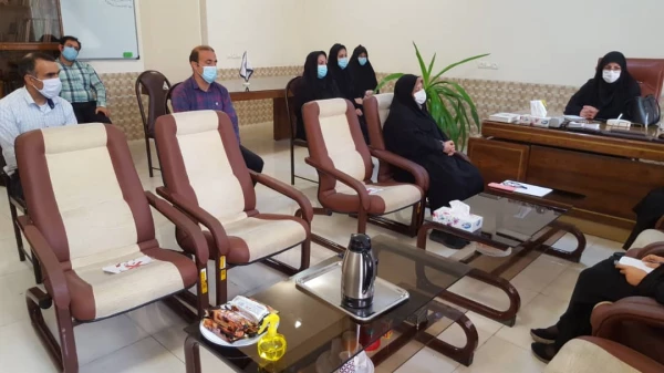 بازدید سرکار خانم دکتر درخشان فرد سرپرست پردیس حضرت فاطمه الزهرا(س) خوزستان از مرکز خدیجه کبری(س) دزفول