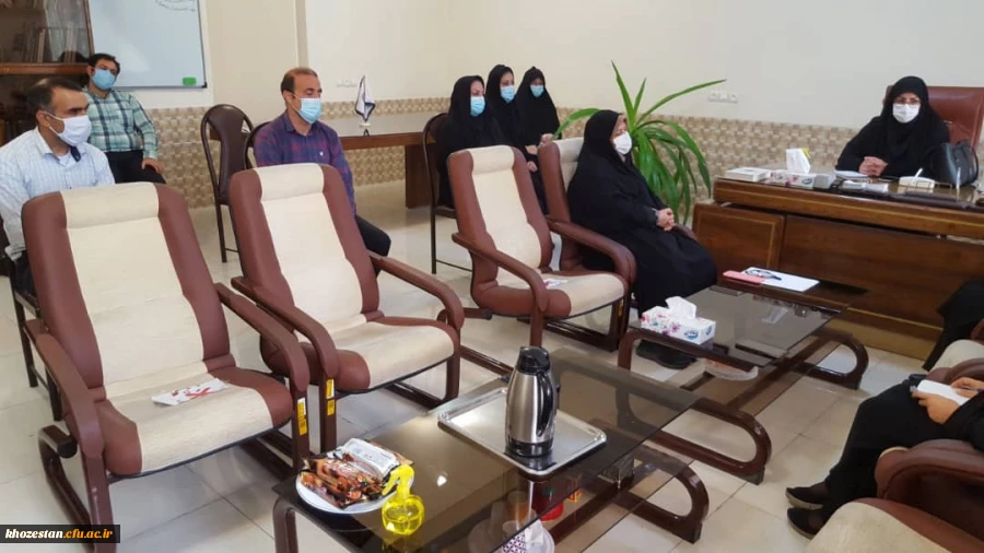 بازدید سرکار خانم دکتر درخشان فرد سرپرست پردیس حضرت فاطمه الزهرا(س) خوزستان از مرکز خدیجه کبری(س) دزفول