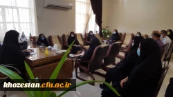 بازدید سرکار خانم دکتر درخشان فرد سرپرست پردیس حضرت فاطمه الزهرا(س) خوزستان از مرکز خدیجه کبری(س) دزفول