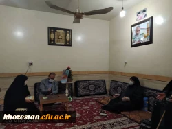 دیدار با خانواده شهید حاج سید حمید تقوی فر به مناسبت هفته بسیج