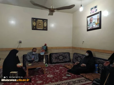 دیدار با خانواده شهید حاج سید حمید تقوی فر به مناسبت هفته بسیج