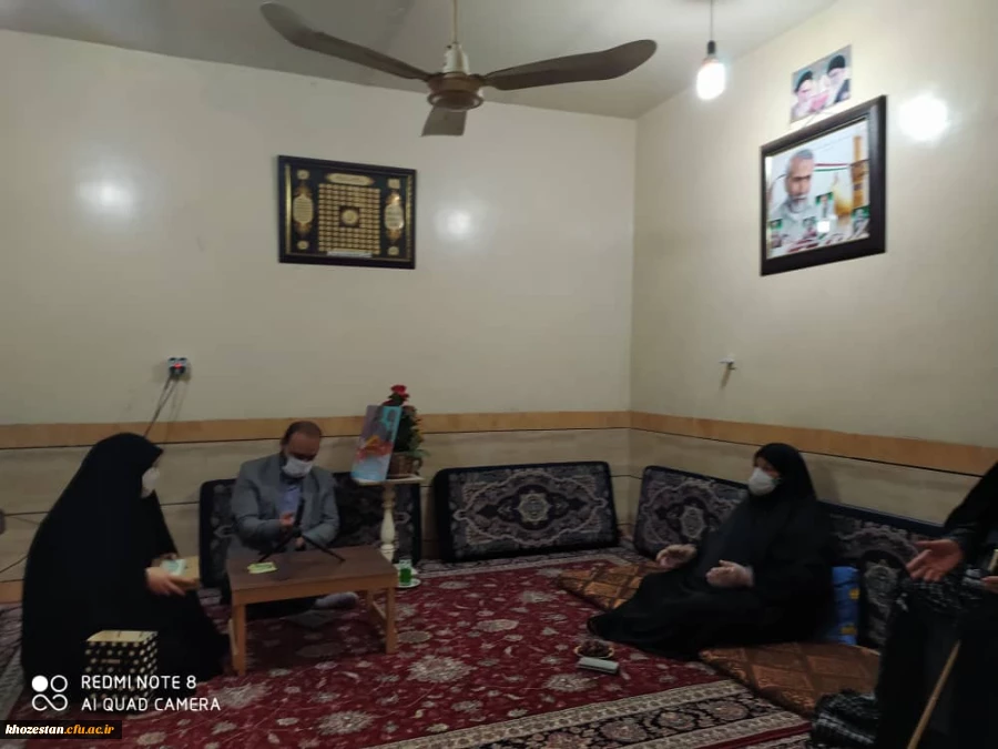 دیدار با خانواده شهید حاج سید حمید تقوی فر به مناسبت هفته بسیج