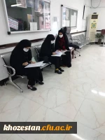 گزارش تصویری از ثبت نام حضوری دانشجویان کارشناسی پیوسته ورودی1400-1399 در پردیس حضرت فاطمه الزهرا(س) خوزستان