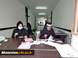 گزارش تصویری از ثبت نام حضوری دانشجویان کارشناسی پیوسته ورودی1400-1399 در پردیس حضرت فاطمه الزهرا(س) خوزستان