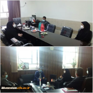 بازدید سرکار خانم دکتر درخشان فرد سرپرست پردیس حضرت فاطمه الزهرا(س) خوزستان از مرکز مهارت آموزان دانیال نبی(ع) شوش