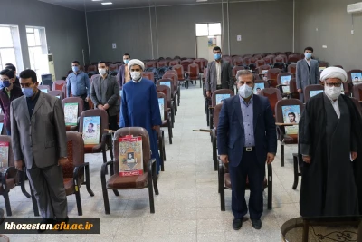 برگزاری مراسم سالگرد شهادت سپهبد حاج قاسم سلیمانی در پردیس حضرت رسول اکرم(ص) خوزستان