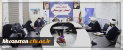 انعقاد تفاهم نامه دانشگاه فرهنگیان خوزستان با دفتر تبلیغات حوزه علمیه استان خوزستان