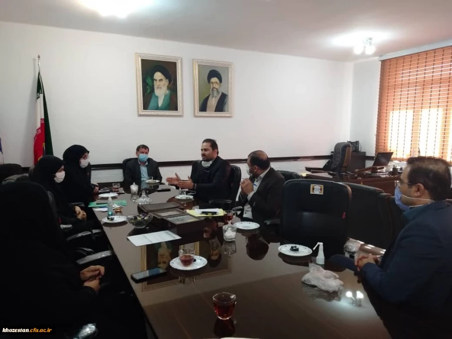 بازدید میدانی و بررسی مشکلات احتمالی آزمون در سامانه LMS برای اولین روز در پردیس حضرت فاطمه الزهرا(س) اهواز