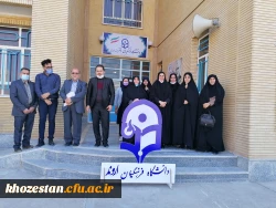 بازدید دوره ای سرپرست پردیس حضرت فاطمه زهرا(س) از واحدهای تابعه در استان