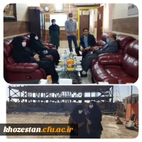 بازدید دوره ای سرپرست پردیس حضرت فاطمه زهرا(س) از واحدهای تابعه در استان