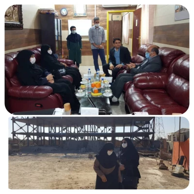 بازدید دوره ای سرپرست پردیس حضرت فاطمه زهرا(س) از واحدهای تابعه در استان