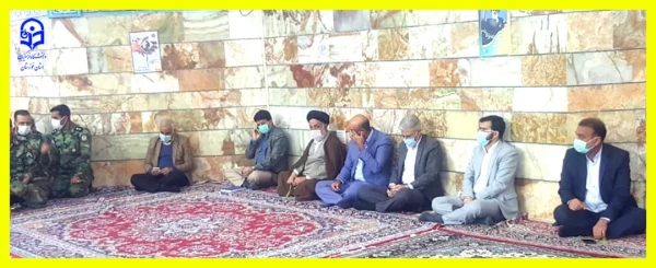 مراسم آغاز جشن های دهه ی فجر در مسجد رضوان اهواز