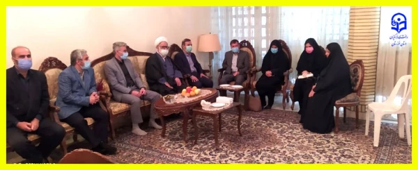 دیدار با خانواده دانشجو معلم شهید فرید موسوی