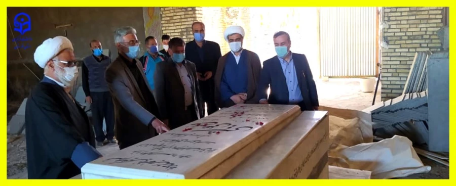 برگزاری مراسم غبار روبی از مزار شهدا