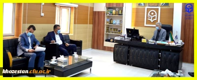 جلسه هماهنگی دانشگاه فرهنگیان استان و اداره کل آموزش و پرورش خوزستان جهت برگزاری همایش بین المللی