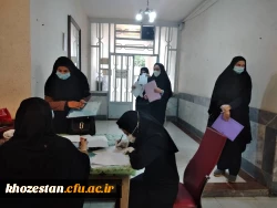 گزارش تصویری از شروع فرایند مصاحبه اختصاصی از داوطلبان آزمون استخدامی در پردیس حضرت فاطمه الزهرا (س) اهواز