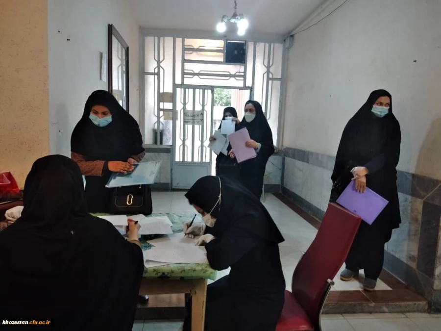 گزارش تصویری از شروع فرایند مصاحبه اختصاصی از داوطلبان آزمون استخدامی در پردیس حضرت فاطمه الزهرا (س) اهواز