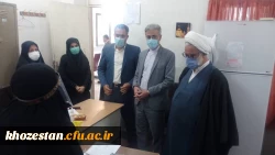 بازدید ریاست دانشگاه فرهنگیان استان خوزستان از مصاحبه تخصصی داوطلبان آزمون استخدام پیمانی آموزش و پرورش در سال  1399 از پردیس حضرت فاطمه الزهرا (س) اهواز