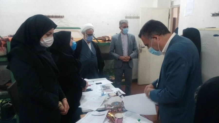 بازدید ریاست دانشگاه فرهنگیان استان خوزستان از مصاحبه تخصصی داوطلبان آزمون استخدام پیمانی آموزش و پرورش در سال  1399 از پردیس حضرت فاطمه الزهرا (س) اهواز