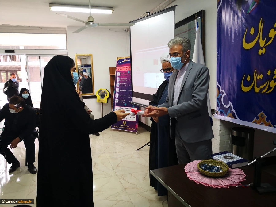 آیین استقبال از نو دانشجویان پردیس حضرت فاطمه الزهرا(س) خوزستان