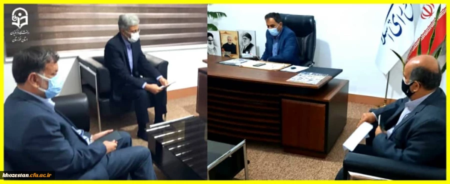 دیدار مدیر دانشگاه فرهنگیان استان خوزستان با نماینده مردم اهواز،کارون و باوی در مجلس شورای اسلامی