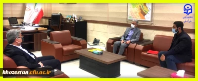 دیدار مدیر دانشگاه فرهنگیان خوزستان با مدیر کل راه و شهرسازی استان خوزستان