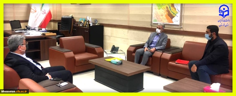 دیدار مدیر دانشگاه فرهنگیان خوزستان با مدیر کل راه وشهرسازی استان خوزستان