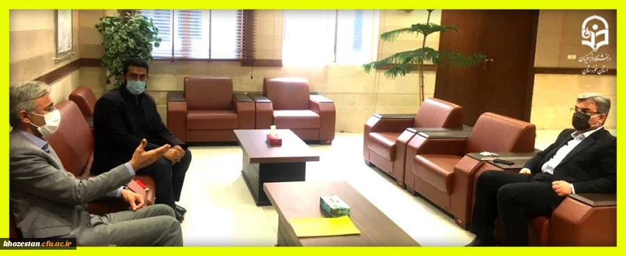 دیدار مدیر دانشگاه فرهنگیان خوزستان با مدیر کل راه وشهرسازی استان خوزستان