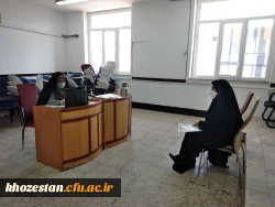 گزارش تصویری مصاحبه های عمومی گزینش آزمون استخدام پیمانی ماده ۲۸ در پردیس حضرت فاطمه الزهرا(س) اهواز