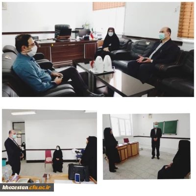 بازدید رئیس هسته گزینش اداره کل خوزستان از محل برگزاری مصاحبه های عمومی گزینش آزمون استخدام پیمانی ماده ۲۸ در پردیس حضرت فاطمه الزهرا(س) اهواز