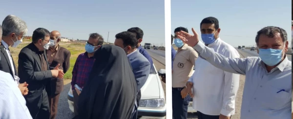 بازدید از زمین پیشنهادی برای احداث دانشگاه جامع فرهنگیان استان خوزستان