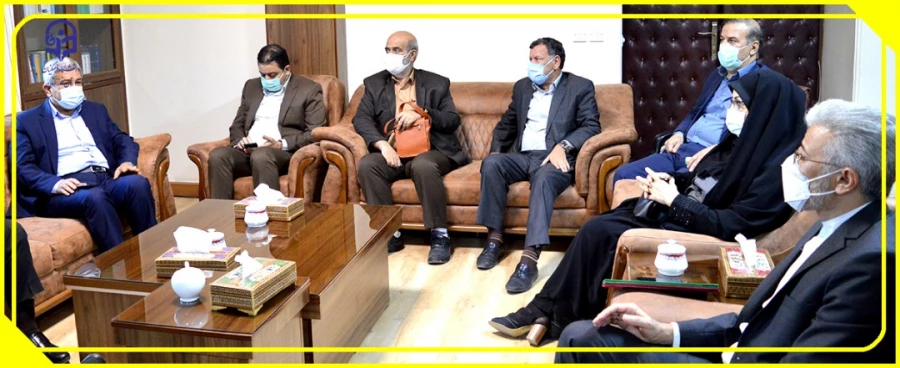 دیدار دکتر خنیفر و هیات همراه با استاندار خوزستان 