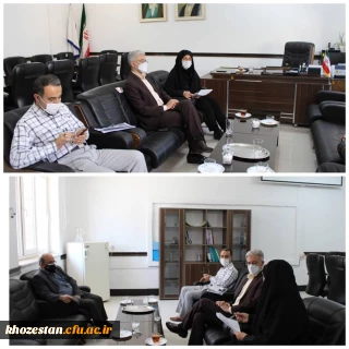 بازدید دکتر جرفی ریاست دانشگاه فرهنگیان خوزستان از پردیس حضرت فاطمه الزهرا(س) اهواز