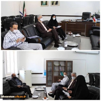 بازدید دکتر جرفی ریاست دانشگاه فرهنگیان خوزستان از پردیس حضرت فاطمه الزهرا(س) اهواز