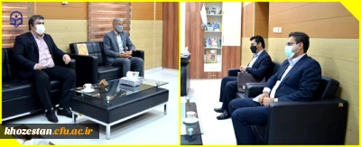 در مدیریت امور پردیس های استان خوزستان برگزار شد:

دیدار رئیس جدید سرپرستی بانک تجارت استان خوزستان با مدیر دانشگاه فرهنگیان استان خوزستان