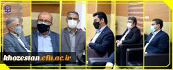دیدار رئیس جدید سرپرستی بانک تجارت استان خوزستان با مدیر دانشگاه فرهنگیان استان خوزستان 4