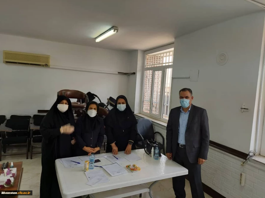 بازدید جناب آقای دکتر چلداوی معاونت پژوهش اداره کل آموزش و پرورش خوزستان از پردیس حضرت فاطمه الزهرا(س) اهواز