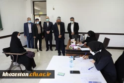 بازدید مدیرکل آموزش و پرورش خوزستان از مصاحبه داوطلبان دانشگاه فرهنگیان پردیس حضرت فاطمه الزهرا(س) اهواز