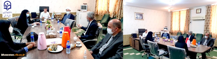 بازدید جمعی از هیات رئیسه مدیریت استانی از مرکز شیخ انصاری شهرستان دزفول  2