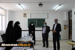 بازدید مدیر امور پردیس های استان خوزستان از روند برگزاری مصاحبه داوطلبان ورود به دانشگاه فرهنگیان (سال تحصیلی 1401-1400)