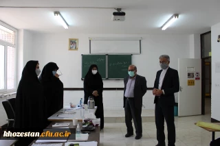 بازدید مدیر امور پردیس های استان خوزستان از روند برگزاری مصاحبه داوطلبان ورود به دانشگاه فرهنگیان (سال تحصیلی 1401-1400)