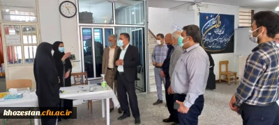 بازدید  از فرآیند  برگزاری مصاحبه داوطلبان ورود به دانشگاه فرهنگیان (سال تحصیلی 1401-1400)