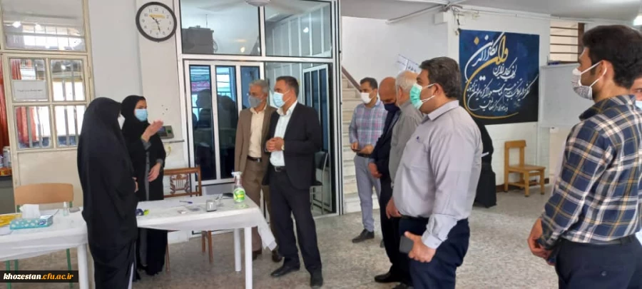 بازدید  از فرآیند  برگزاری مصاحبه داوطلبان ورود به دانشگاه فرهنگیان (سال تحصیلی 1401-1400) 2