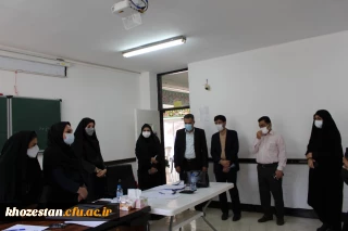 بازدید رئیس محترم برنامه ریزی دوره های بلند مدت وزارت آموزش و پرورش از پردیس حضرت فاطمه الزهرا(س) اهواز