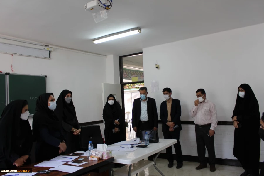 بازدید رئیس محترم برنامه ریزی دوره های بلند مدت وزارت آموزش و پرورش از پردیس حضرت فاطمه الزهرا(س) اهواز