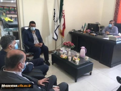 بازدید معاون حراست سازمان مرکزی دانشگاه فرهنگیان کشور از پردیس حضرت رسول اکرم(ص) خوزستان