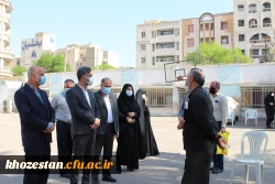 بازدید معاون حراست سازمان مرکزی دانشگاه فرهنگیان کشور از روند برگزاری مصاحبه داوطلبان ورود به دانشگاه فرهنگیان در پردیس حضرت فاطمه الزهرا(س) اهواز