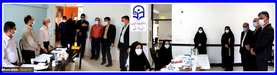 بازدید معاون حراست سازمان مرکزی دانشگاه فرهنگیان کشور از پردیس حضرت رسول اکرم(ص) و پردیس حضرت فاطمه الزهراء(س) اهواز 2