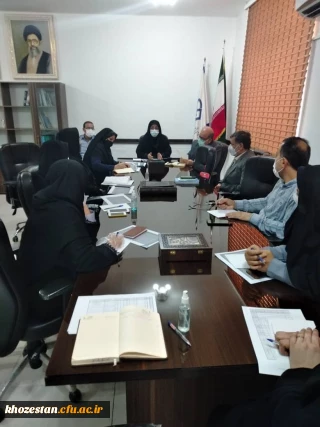 جلسه توجیهی رهنامه ۴۰ ماده ای سال ۱۴۰۰ در پردیس حضرت فاطمه الزهرا(س) اهواز