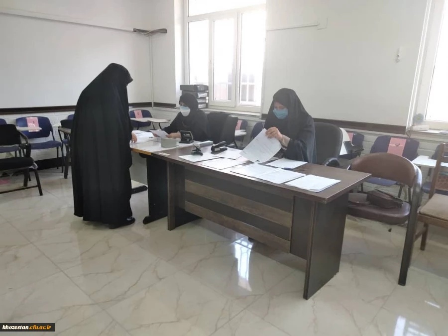 گزارش تصویری از شروع ثبت نام پذیرفته شدگان آزمون سراسری 1400 در دانشگاه فرهنگیان